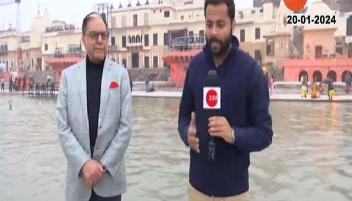 Exclusive Interview After 45 years the founder of Zee Group Dr. Subhash Chandra in Ayodhya Inauguration of Ram Temple