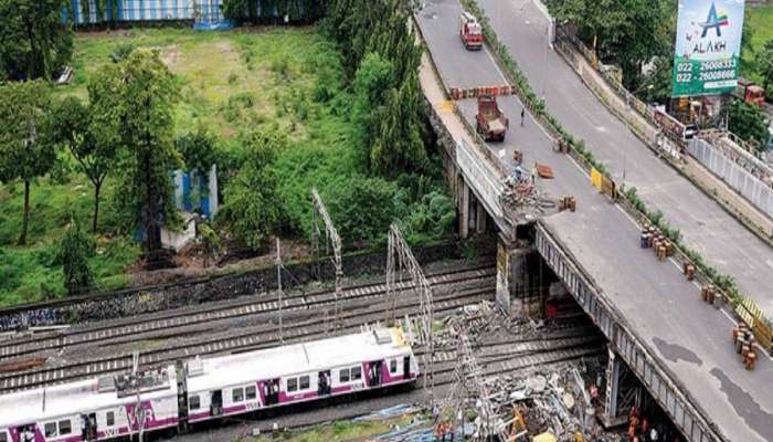 सायन रेल्वेस्टेशनबाहेरील 110 वर्षं जुना पूल पाडण्याच्या कारवाईला तूर्तास स्थगिती