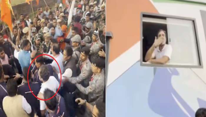 VIDEO: मोदी मोदीच्या घोषणा ऐकताच गर्दीत घुसले राहुल गांधी; भारत जोडो न्याय यात्रेत राडा