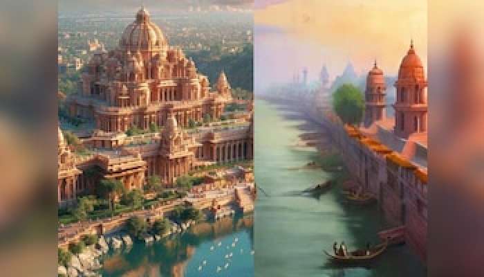 अद्भूत! 500 वर्षांपूर्वी असं दिसत असावं राम मंदिर; AI Photos पाहून भारावून जाल 