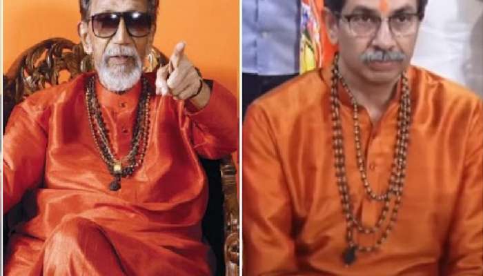 भगवा कुर्ता, गळ्यात रुद्राक्षांच्या माळा... काळाराम मंदिरात बाळासाहेबांच्या लुकमध्ये उद्धव ठाकरेंनी केली पूजा