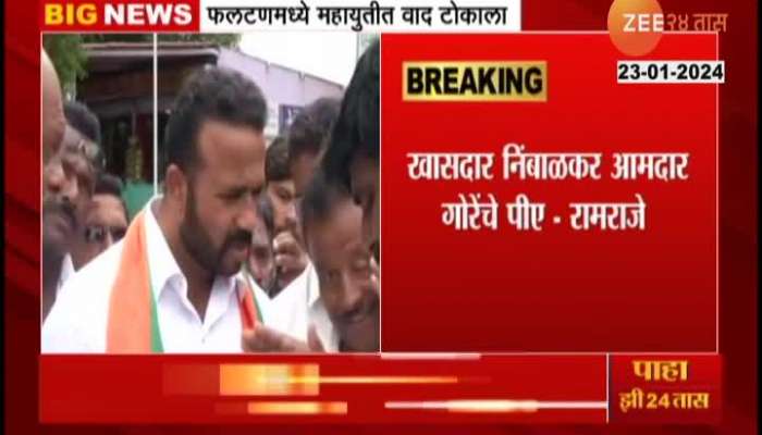 Ajit Pawar Camp Leader Ramraje Naik Nimbalkar Criticize BJP MLA And MP