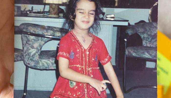 Guess Whos in Photo Shraddha Kapoor Share Childhood Memory on instagram
