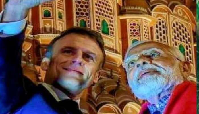 Emmanuel macron, iphone 15 pro max, iphone 15 pro max price, iphone 15 pro max price in india, emmanuel macron in india, emmanuel macron iphone, emmanuel macron phone, france president, pm modi selfie, pm modi selfie with france president