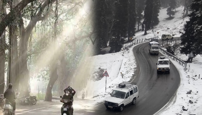 Weather Updates : अखेर काश्मीरमध्ये हिमवर्षाव; राज्यातून मात्र थंडीचा काढता पाय; पाहा परतीचा मुहूर्त कधी 
