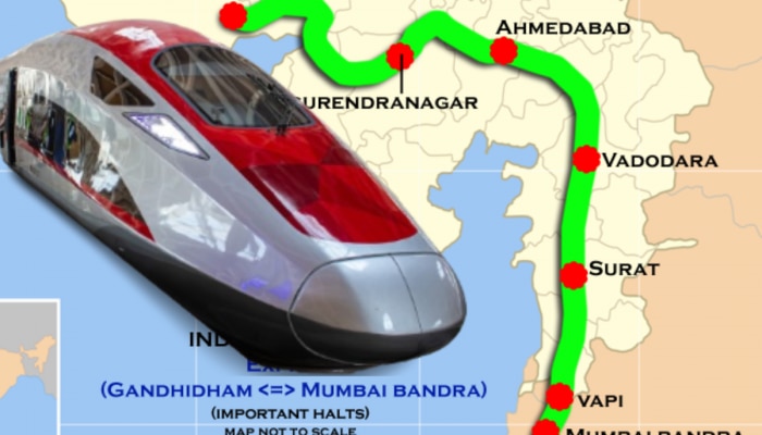 मुंबई-अहमदाबाद बुलेट ट्रेनचं काम कुठपर्यंत? महत्वाची अपडेट आली समोर