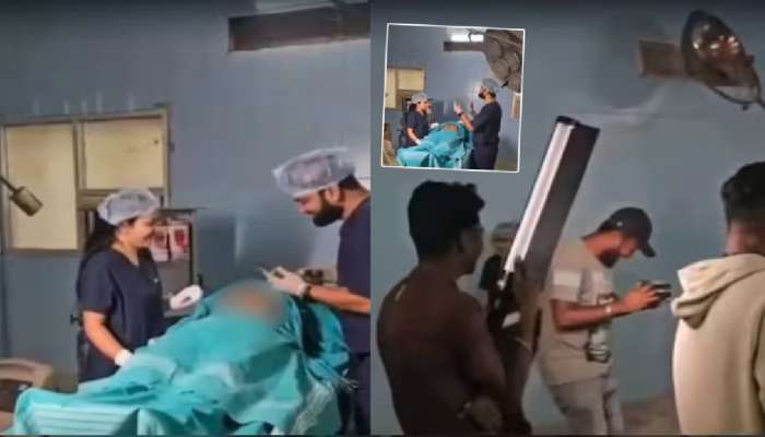 रुग्णालयाच्या Operation Theatre मध्ये डॉक्टरचं Pre Wedding Shoot; व्हिडीओ समोर आला अन्...