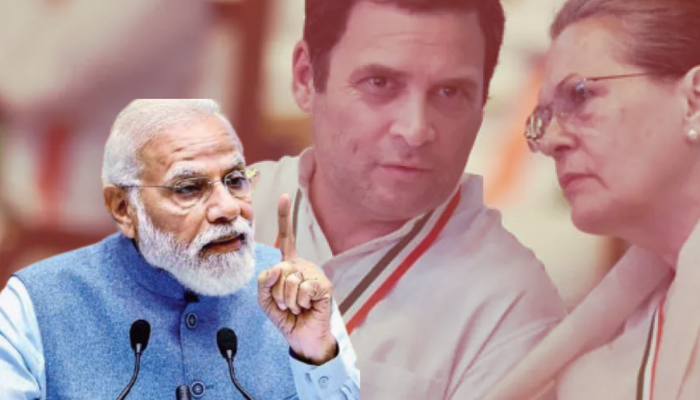 'एका परिवाराच्या प्रेमात फसलेली कॉंग्रेस...' पंतप्रधान मोदींचा पुन्हा गांधी घराण्यावर निशाणा 