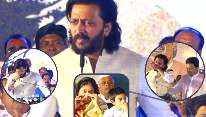 'साहेबांची उणीव नेहमीच...' विलासरावांबद्दल बोलताना रितेश देशमुखला अश्रू अनावर 