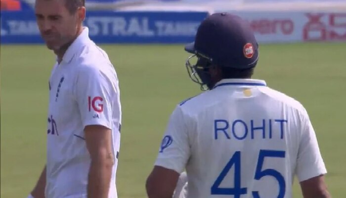 Rohit Sharma: भर मैदानात रोहितसोबत अँडरसनने केली बाचाबाची? व्हिडीओ व्हायरल झाल्याने खळबळ