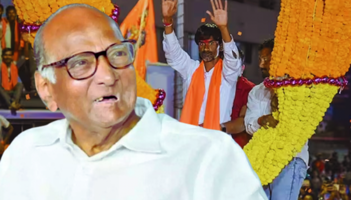 मनोज जरांगेंना बीडमधून उमेदवारी देणार? पत्रकारांचा प्रश्न ऐकताच शरद पवार खदकन हसले अन्...