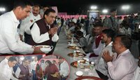 Video: ...अन् मुकेश अंबानी गावकऱ्यांसमोर हात जोडून उभे राहिले; स्वत: जेवण वाढलं