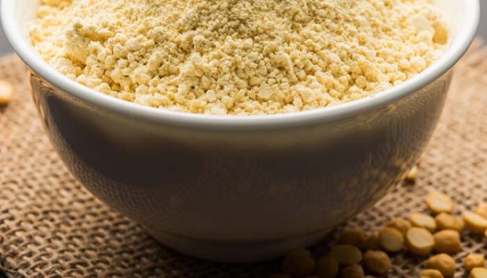 how to identify adulterated besan chickpea flour in marathi