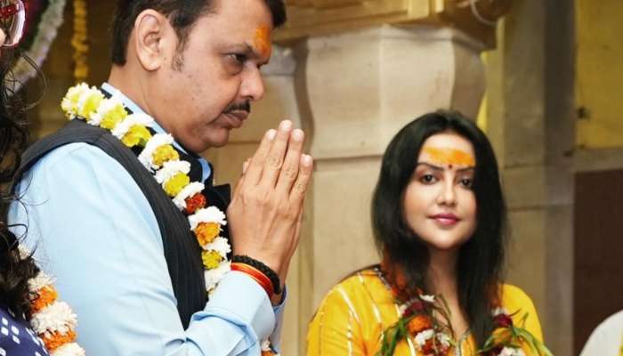 देवेंद्र यांनी लिहिलं आणि अमृता फडणवीसांनी गायलं, 'देवाधी देवा' गाणं तुम्ही ऐकलंत का?