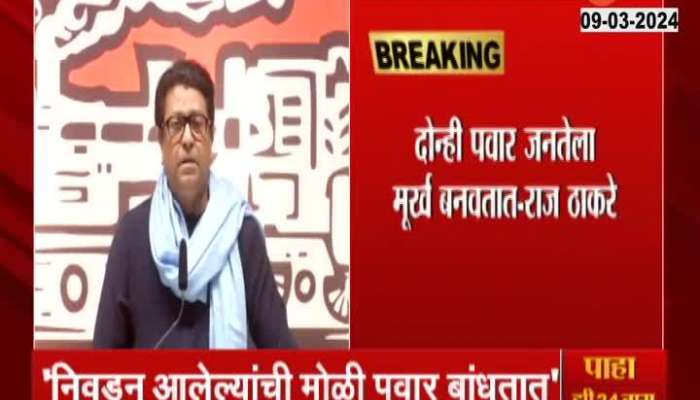 MNS Raj Thackeray Target Pawar Family over Dispute