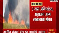 Kolhapur | कोल्हापूरच्या राधानगरीत 1 हजार ऊस जळून खाक, शेतकऱ्यांचं 50 लाखांचं नुकसान