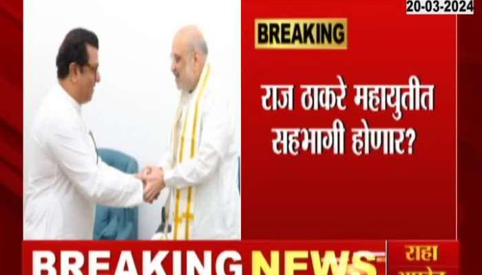 MNS Raj Thackeray Meet Amit Shah Joins Mahayuti