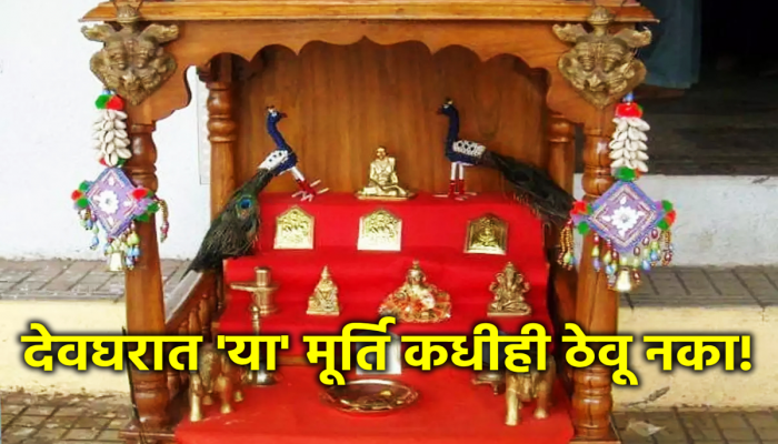 Vastu Tips : देवघरात चुकूनही ठेवू नका 'या' देवी-देवतांच्या मूर्ती किंवा फोटो, अन्यथा...