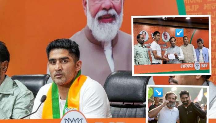 राहुल गांधींचं ट्विट रिपोस्ट, दुसऱ्याच दिवशी भाजपात प्रवेश; बॉक्सर विजेंदर सिंगने हाती घेतलं कमळ
