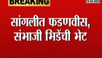 VIDEO | संभाजी भिडेंनी घेतली उपमुख्यमंत्री देवेंद्र फडणवीस यांची भेट
