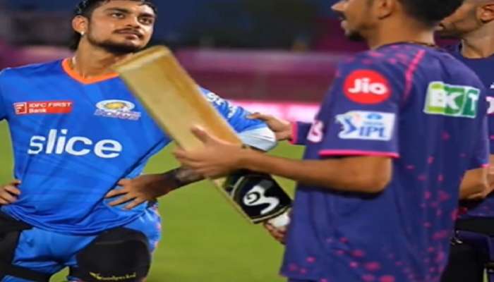 जय श्री राम… राजस्थान रॉयल्सच्या 'रामभक्त' खेळाडूला भेटल्यावर ईशान किशनने दिला नारा... Video व्हायरल