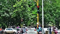 उन्हाचा पारा चाळीशी पार गेल्याने नाशिकमधील 90 टक्के सिग्नल बंद 