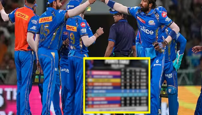 Mumbai Indians साठी &#039;या&#039; समीकरणाने प्लेऑफचा मार्ग अजूनही खुला; पाहा कसं आहे गणित?