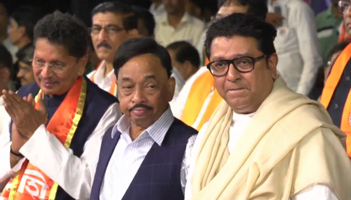 Raj Thackeray : 'नारायण राणे मुख्यमंत्री झाले अन्...', राज ठाकरेंनी भरसभेत घेतली फिरकी; सांगितला 'तो' किस्सा!