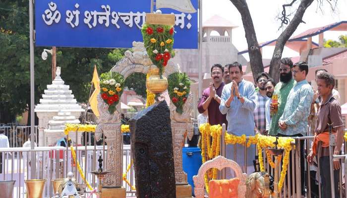 'जय जय शनिदेव' मालिकेच्या  कलाकारांनी घेतले शनी शिंगणापूर येथे शनिदेवाचे दर्शन