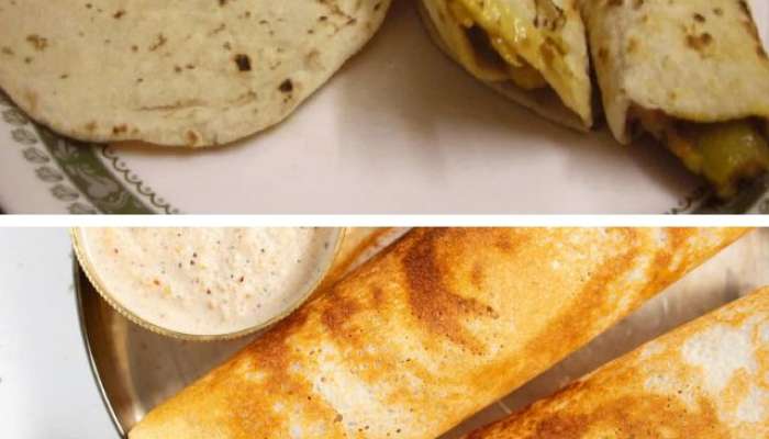 Leftover Roti Dosa Recipe in marathi