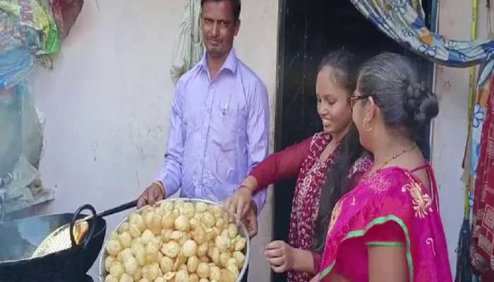 मुलगी शिकली प्रगती झाली! पाणीपुरी विकणाऱ्याची मुलगी बनली टॉपर, 10 वीत मिळवले 99.72 टक्के