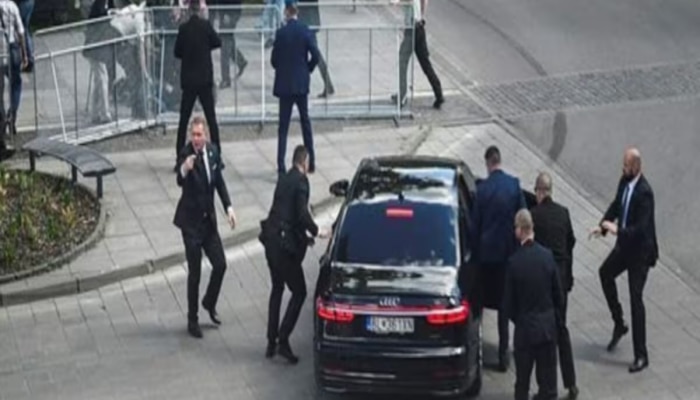 VIDEO : स्लोवाकियाच्या पंतप्रधानांवर जीवघेणा हल्ला, भर रस्त्यात बेछूट गोळीबार