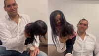 'खली सर के किंडर जॉय का गिफ्ट' ग्रेट खली आणि ज्योती आमगेचा Video Viral