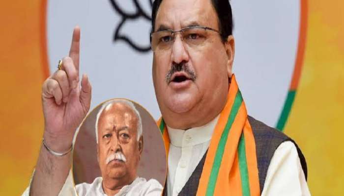 'भाजपला आता संघाची गरज नाही, आम्ही सक्षम' जे पी नड्डा यांच्या वक्तव्याने राजकारण पेटलं