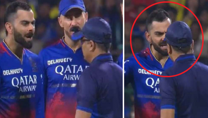 Virat Kohli: लाईव्ह सामन्यात भयंकर संतापला विराट कोहली, थेट अंपायरशीच भिडला आणि पुढे....!
