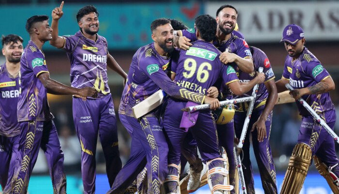 KKR won IPL 2024 : हैदराबादच्या पराभव करत केकेआर तिसऱ्यांदा चॅम्पियन, श्रेयस अय्यरने उचलली आयपीएलची ट्रॉफी