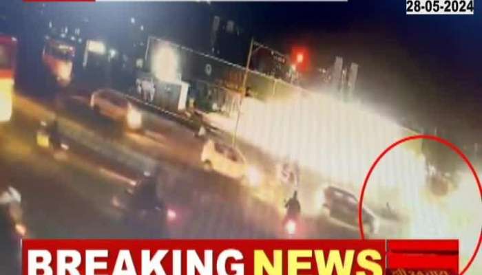 Pune Accident CCTV Footage