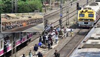 ओव्हरहेड वायर तुटल्याने पश्चिम रेल्वेची वाहतूक विस्कळीत! नोकरदारांचे हाल