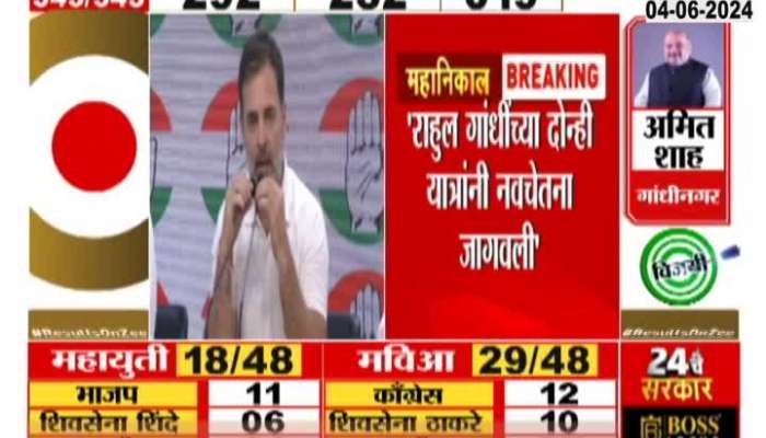 Rahul Gandhi Reaction on 2024 Lok sabha Election Results