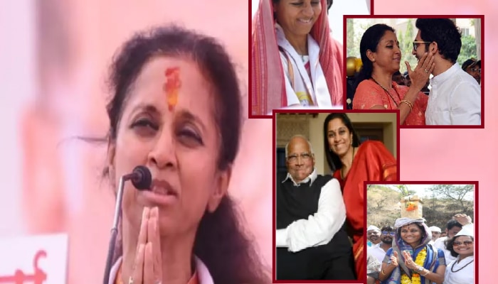 Supriya Sule won : लेकीनं जिंकलं! चौथ्यांदा खासदार होणाऱ्या सुप्रिया सुळेंचा थक्क करणारा राजकीय प्रवास