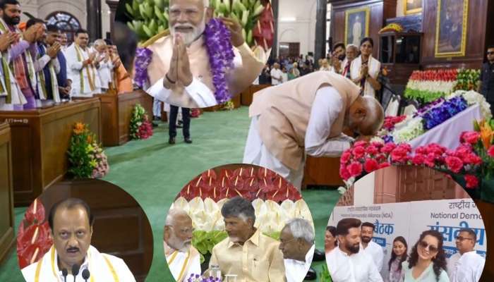 PHOTO: पंतप्रधान मोदींकडून NDAच्या नेत्यांचे कौतुक! कोण कोण आहे उपस्थित?