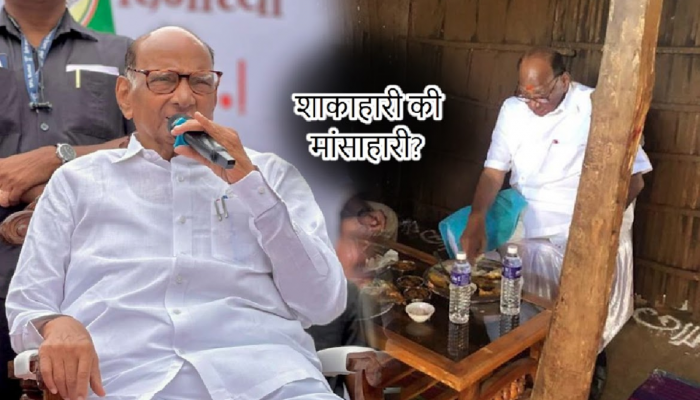 तुम्ही शाकाहारी की मांसाहारी? जैन मुनींच्या प्रश्नावर शरद पवार म्हणाले 'मी 100 टक्के...'