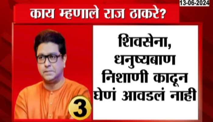 People did not like the removal of Shiv Sena and Dhanushya Nishan   Raj Thackeray's criticism of BJP
