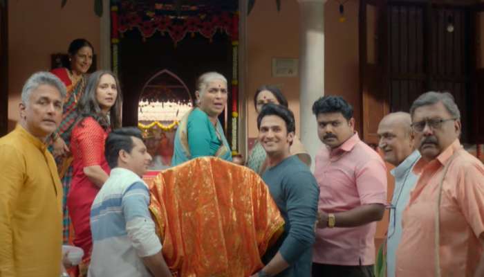 गणपतीची लगबग अन् अचानक आलेली एक मुलगी..., 'घरत गणपती'चा धमाकेदार टीझर प्रदर्शित