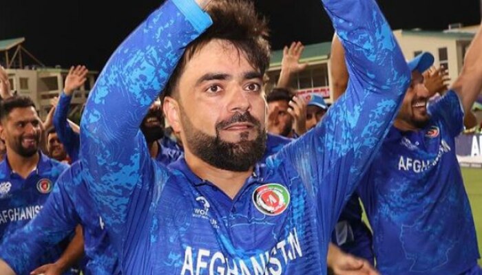 Afg vs Ban Rashid Khan Instagram post for rohit sharma after reach in semis 