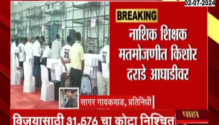 Nashik Teacher Constituency Election Vote Counting Continue