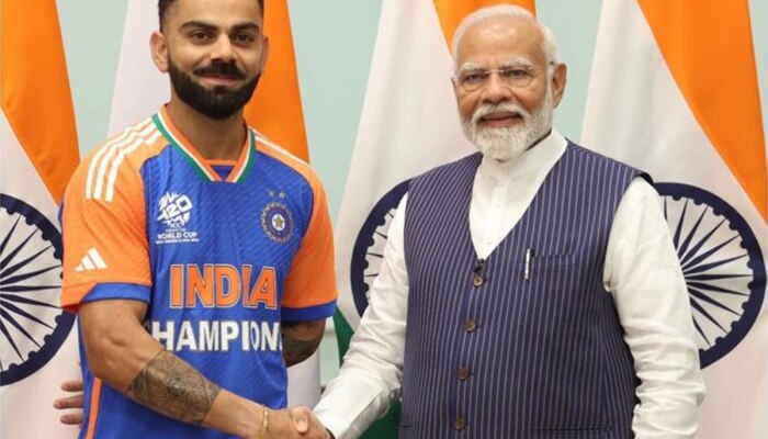 Team India : मला अभिमान वाटतो की...! नरेंद्र मोदींच्या भेटीनंतर विराट कोहलीची पहिली प्रतिक्रिया, म्हणतो...