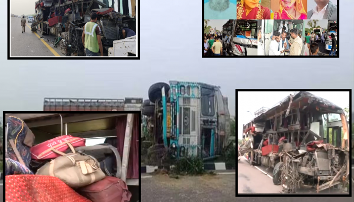 टँकरला कापत गेली डबल डेकर बस, 18 जण जागीच ठार; अपघाताचा VIDEO पाहून अंगावर येईल काटा 