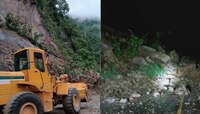 60 प्रवाशांना घेऊन चाललेली बस, जमीन सरकल्याने कोसळली नदीत