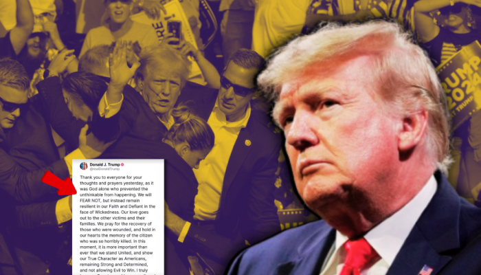 Donald Trump : 'आम्ही घाबरणार नाही, देवाने आम्हाला...', जीवघेण्या हल्ल्यानंतर काय म्हणाले डोनाल्ड ट्रम्प?